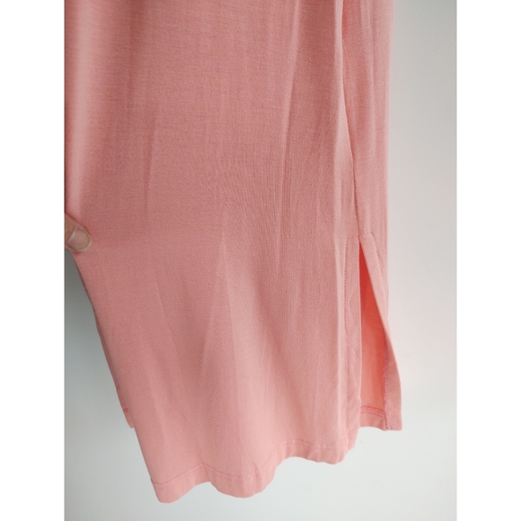 Norm Thompson Coral Pink Sleeveless Maxi Dress Size Medium - Picture 11 of 16